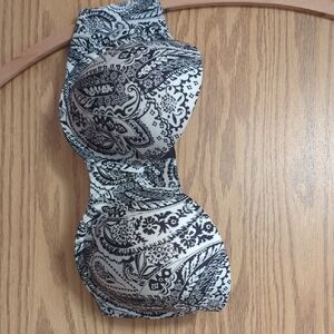 Victoria's Secret Black Lined Strapless